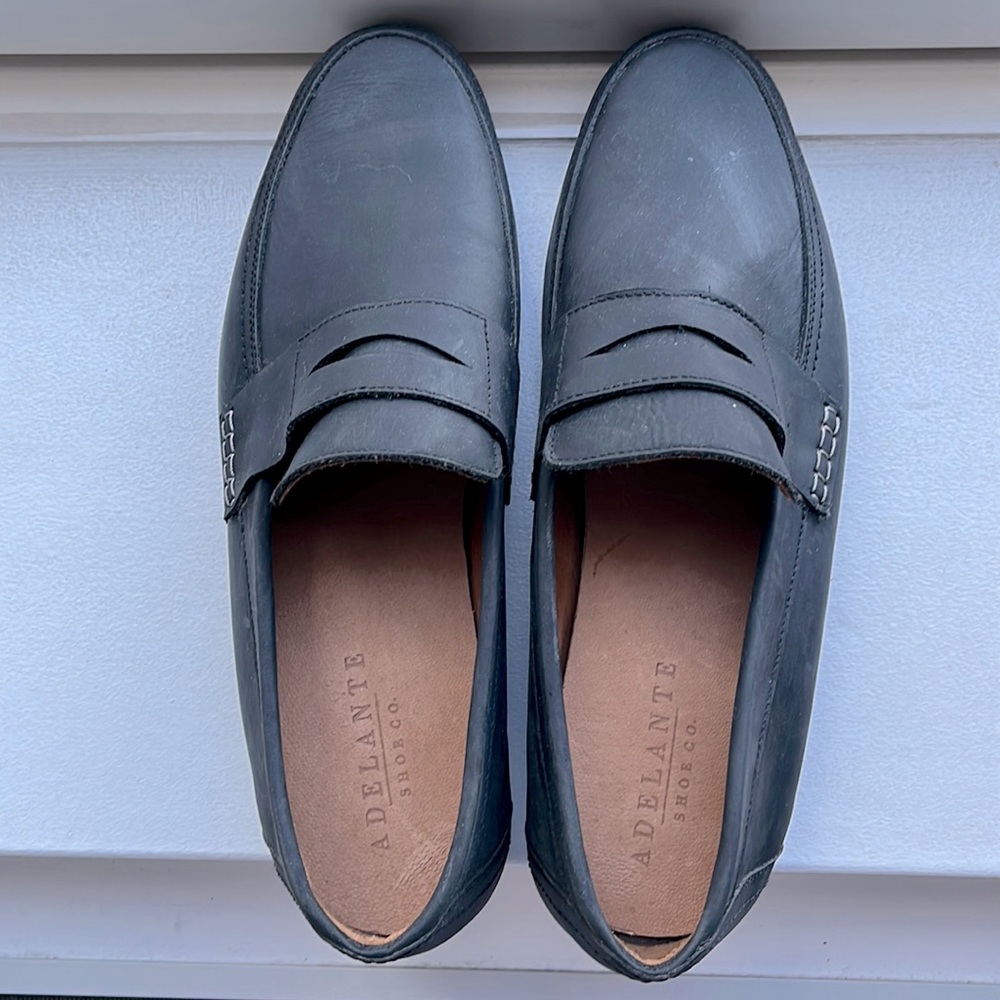 Adelante Penny Loafers - The Lorenzo - Black